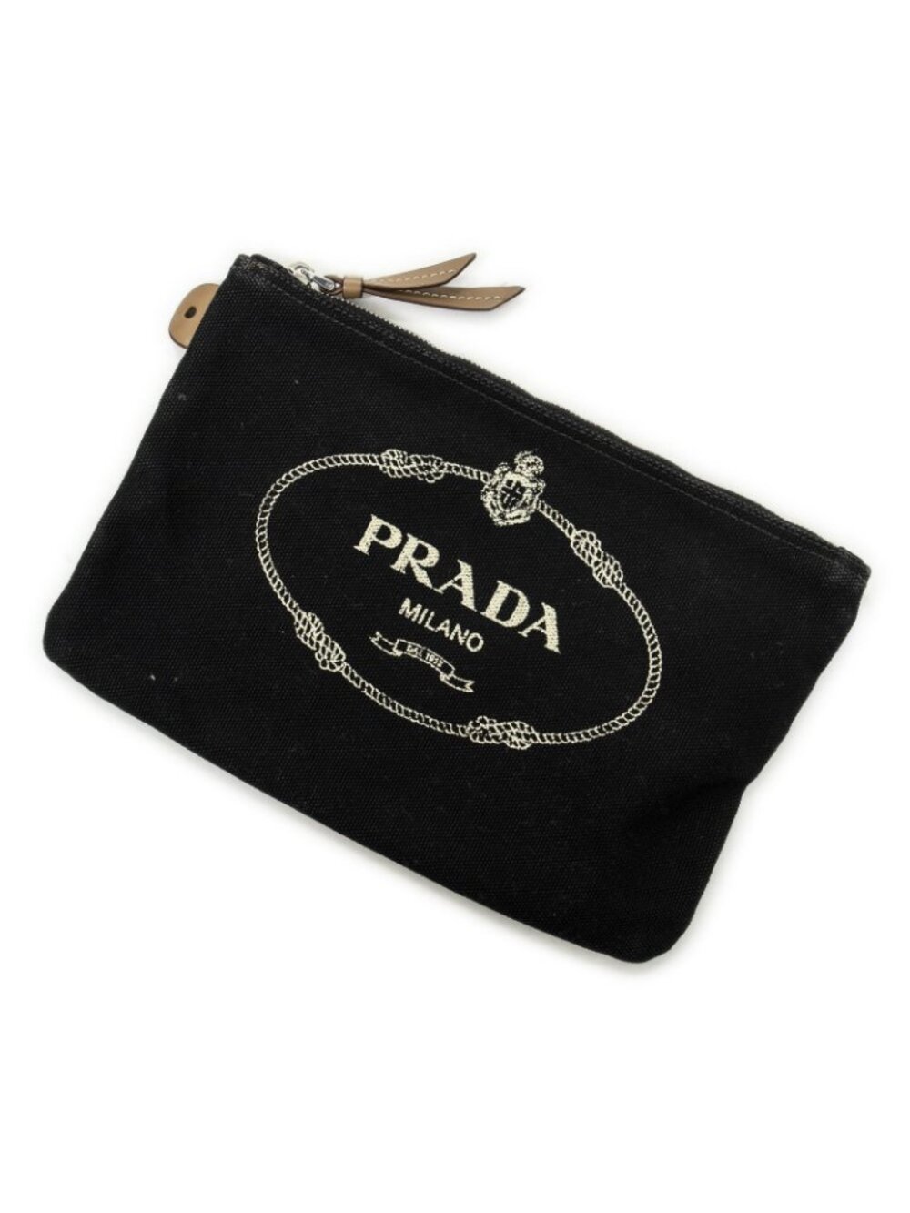Prada GST Tote Black Canapa Canvas - Picture 10 of 11